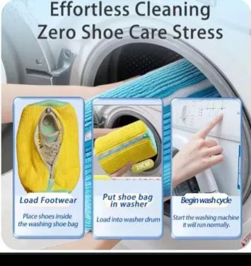 Shoe Washing Bag | Durable Laundry Net for Sneakers & Sports Shoes | Anti-Deformation Machine Wash Protection