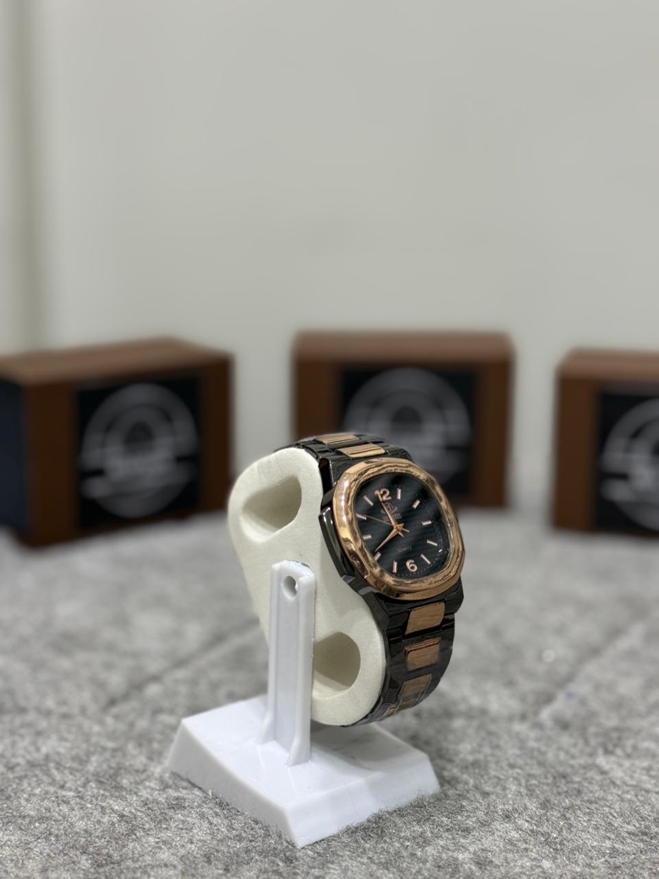 Makran Prestige Edition – Black & Gold Luxury Watch